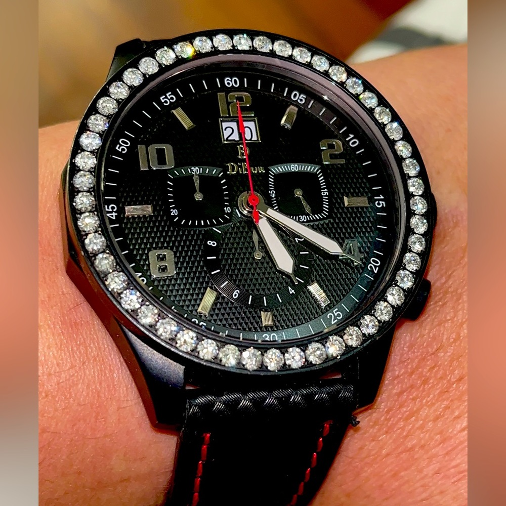 Mens Dibur Diamond Watch 3.25 Carats
